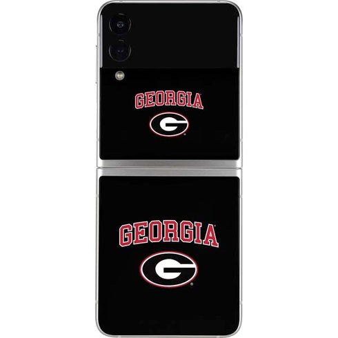 University of Georgia Collegiate Text Galaxy Z Flip4 5G Skin